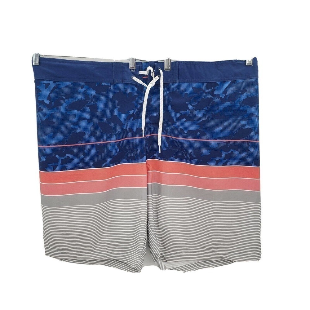 Ocean cost big & tall board shorts men's size 3xlt 3xl tall multicolor print